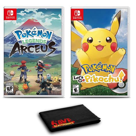 Nintendo Pokemon Legends: Arceus and Pokemon: Let's Go, Pikachu - Two ...