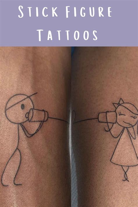 83 Stick Figure Tattoo Ideas For Families And Friends Tattoo Glee