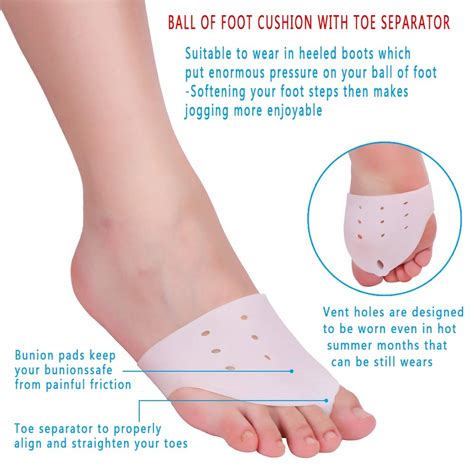 Original Gel Toe Caps 9 Pairsset Bunion Corrector For Toe Protector