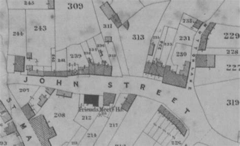 1840 Tithe Map - St John Street area