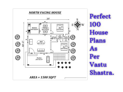 East Facing Double Bedroom House Plans As Per Vastu