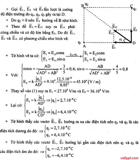 Chương I Bài tập cường độ điện trường tại soanbai123