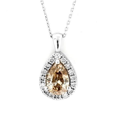 Tcw Diamond Pendant Kt White Gold Pendant Catawiki