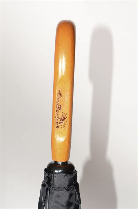 Gustbuster Windproof Umbrella Engraved Hardwood Handle | GustBuster UK