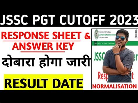 Jssc Pgt Expected Cut Off Jssc Pgt Result Kab Aayega Jssc Pgt