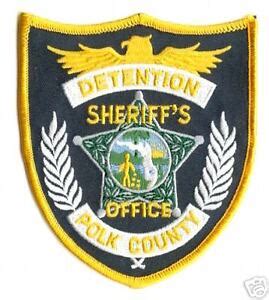 FL POLK COUNTY FLORIDA SHERIFF DETENTION POLICE PATCH ! | eBay