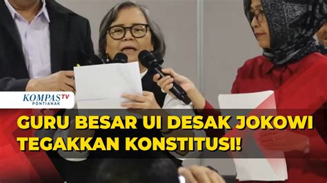 Full Seruan Salemba Guru Besar Ui Kritk Pemerintahan Jokowi Tegakkan