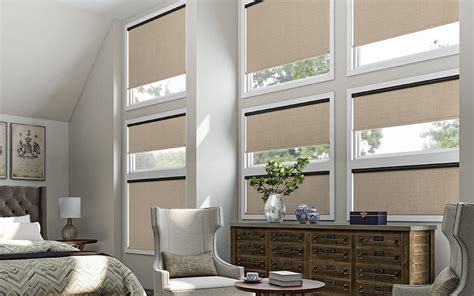 Custom Motorized Window Shades Sunburst Shutters Shades Blinds