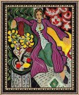 Henri Matisse Woman In A Purple Coat 1937 Painting Woman In A Purple