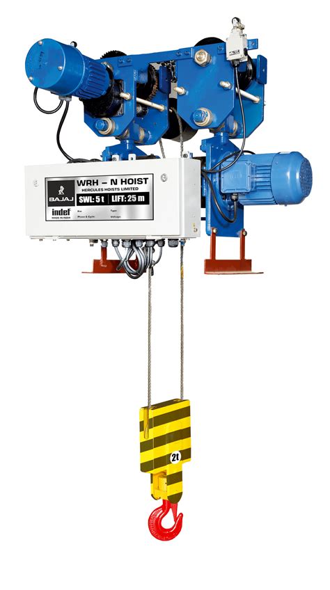 Electric Wire Rope Hoist Manufacturer In India Indef