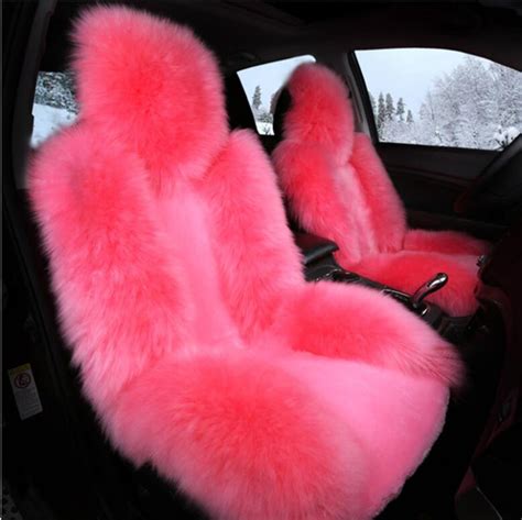 Pink Fur Car Seat Cover Well Pick