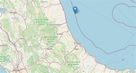 Terremoto A Ferragosto Nelle Marche Scossa In Mare Di Magnitudo