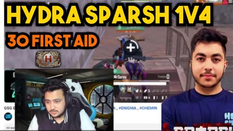 HYDRA HRISHAV ON SPARSH 1V4 30 FIRST AID HEAL BATTLE IN 1 8 LAC