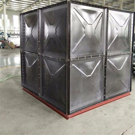 Corrugated Galvanized Steel Water Storage Tank Square Galvanized Water