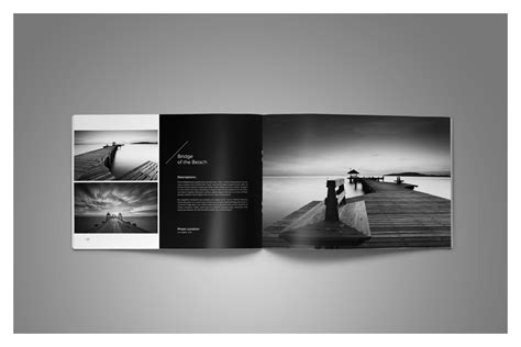 Photography Portfolio Template on Yellow Images Creative Store