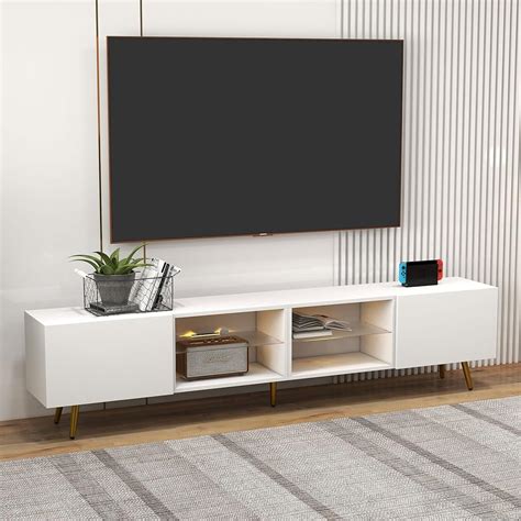 Mo Finance Bonzy Home Led Tv Stand Modern Entertainment