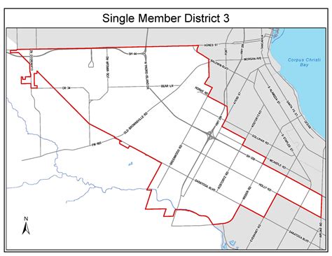 Corpus Christi Council District Map