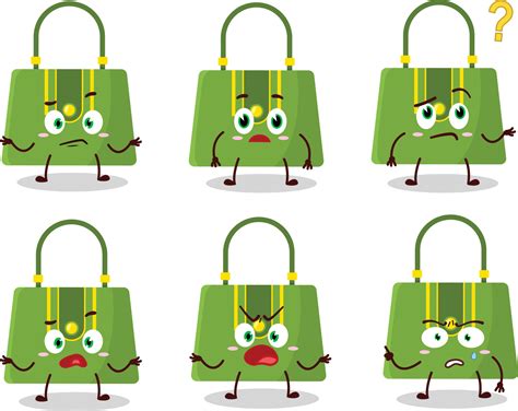 Cartoon character of women bag with what expression 22214063 Vector Art at Vecteezy