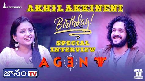 Akhil Akkineni Birthday Special Interview With Suma Kanakala AGENT