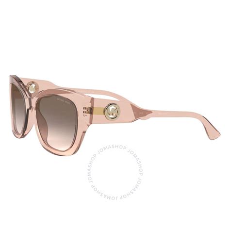 Michael Kors Palermo Grey Pink Gradient Square Ladies Sunglasses Mk2119 32213b 53 725125127011