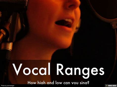 vocal ranges