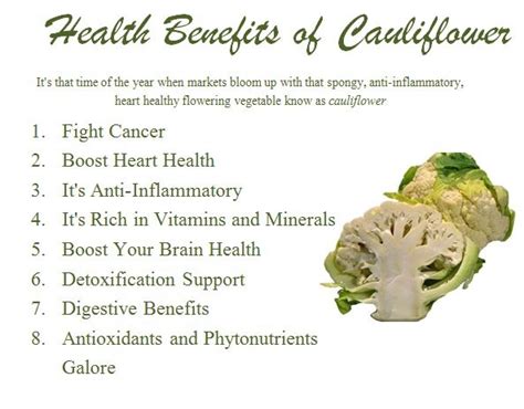 Health Benefits Of Cauliflower Easy Health Beauty