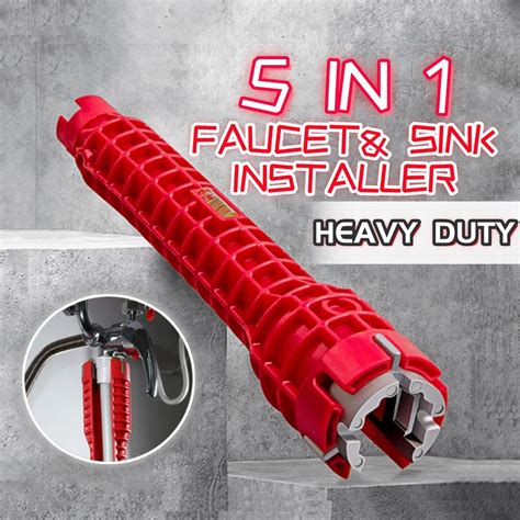 Faucet And Sink Installer In Multifunctional Wrench Tool Water Sink