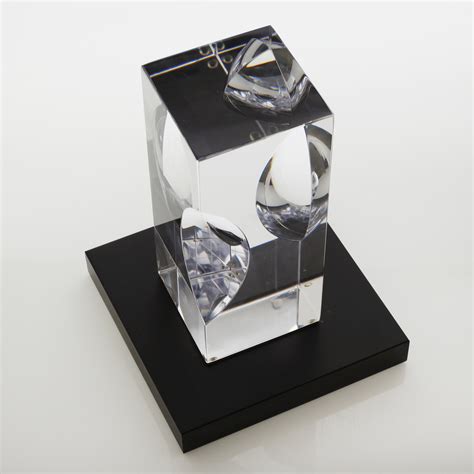 A Signed Glass Sculpture By Sven Palmqvist For Orrefors Bukowskis