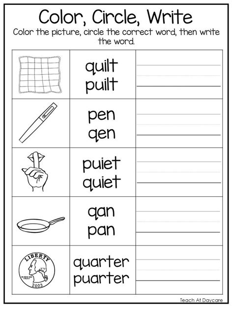 40 No Prep P And Q Letter Reversal Worksheets And Activities Etsy