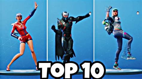 Top 10 Bailes De Fortnite Youtube