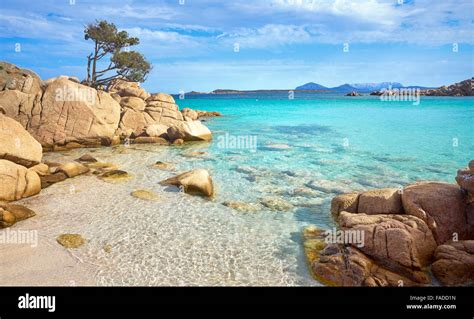 Costa Smeralda - Punta dei Capriccioli Beach, Sardinia Island, Italy Stock Photo - Alamy