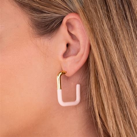 Square Hoops Nude Hi Colombia Store