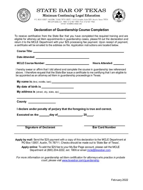 Guardianship Video Training Washington State Fill Out Sign Online