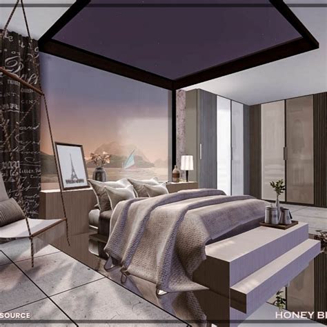 The Sims Honey Bedroom Fully Equipped Room