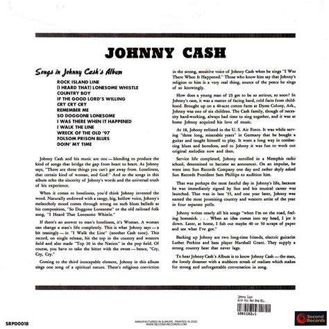 Johnny Cash With His Hot And Blue Guitar Vinyl Lp Eu Reissue Ebay