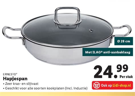 Ernesto Hapjespan Folder Aanbieding Bij Lidl Details