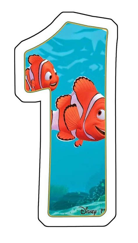 Pin De Topy Turk Em Cijfers Disney Procurando Nemo Desenhos De Bichinhos Aniversário Minnie