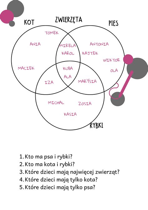 Podobieństwa różnice relacje czyli diagram Venna