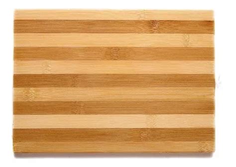 Bamboo Tabla Para Cortar De Bamb Grande X Cm Cocina Rayas