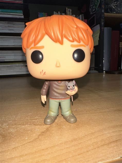 Funko Pop Harry Potter Ron Weasley With Scabbers Loose Z Ebay