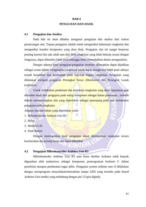 Pdf Bab Pengujian Dan Hasil Pengujian Dan Analisa Dokumen Tips