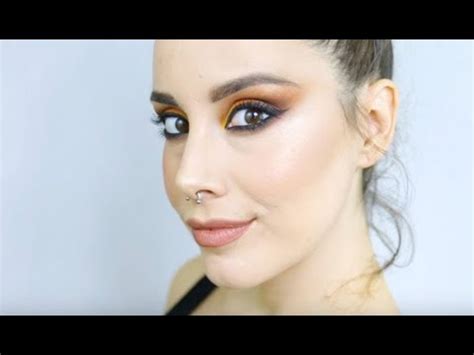 MAQUILLAJE DE FIESTA Ahumado rasgado en tonos cálidos YouTube