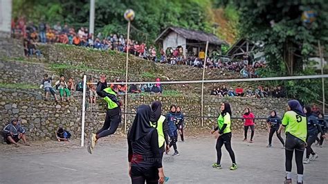 Volleyball Tarkam Putri Set Penentuan Juara Volleyball Tarkam Cianjur