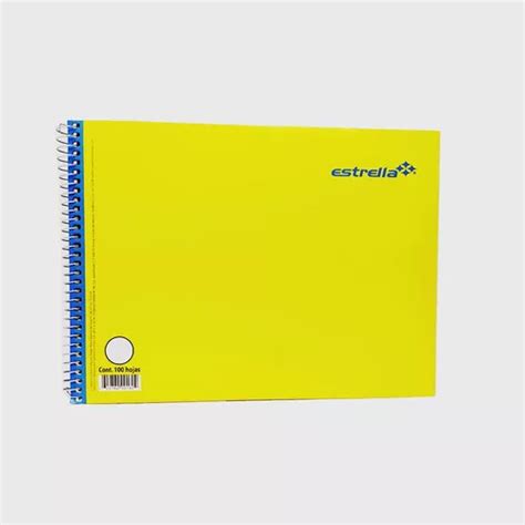 Cuaderno Italiana Estrella 100h Dibujo Espiral 1pzs Envío gratis