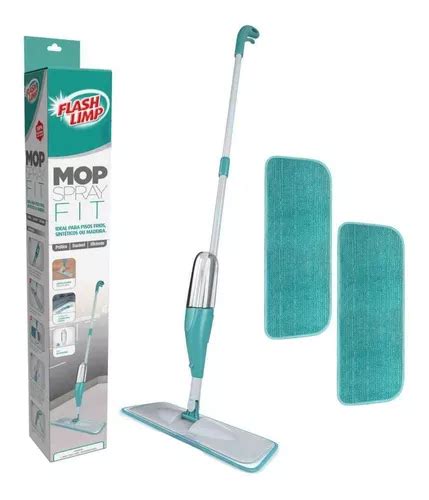 Kit Mop Spray Fit Flashlimp Cabo Cm Refis Microfibra Mercadolivre