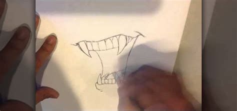 How to Draw Vampire Fangs « howtodrawfantasy :: WonderHowTo