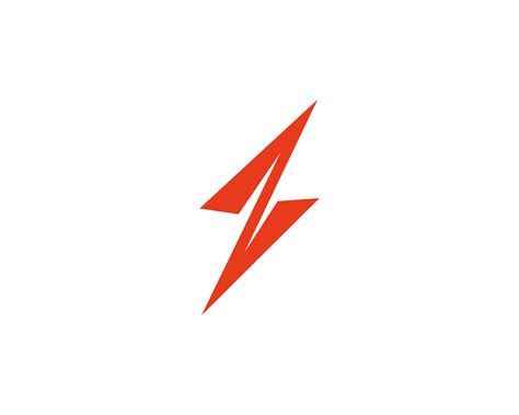 Flash thunderbolt logo template vector 596079 Vector Art at Vecteezy