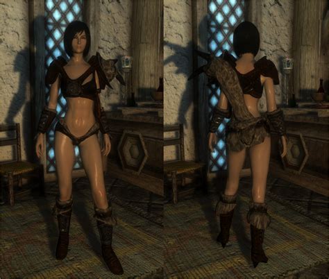 Sexy Vanilla Female Armor For Unp And Sevenbase With Bbp At Skyrim Nexus Mods And Community