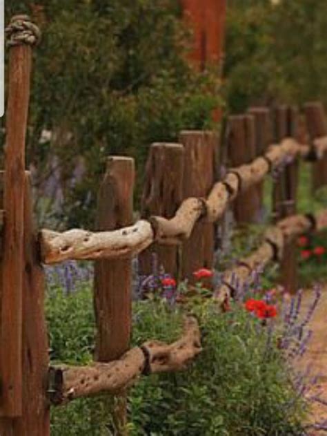 Natural Fence In Backyard Fence Decor Diy Fence Diy