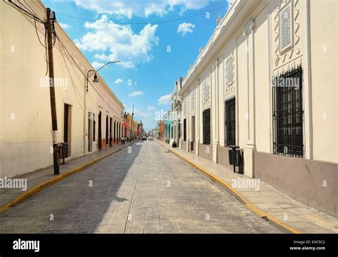 Merida City In Mexico Colonial Architecture Stock Photo Alamy